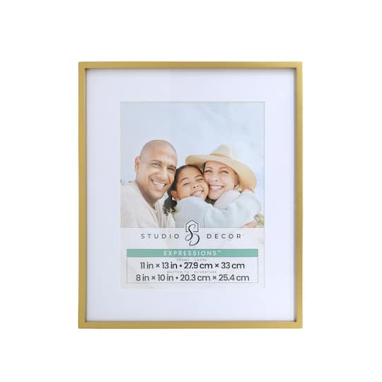 Expressions™ Gold Sydney Frame with Mat by Studio Décor®